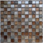 Alcantara ruggine 23х23  Мозаика Caramelle mosaic 