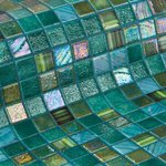 Kiwi Стеклянная мозаика Ezarri Topping