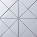 Triangolo White Glossy Мозаика Starmosaic Homework