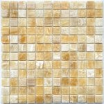 PIX 306 Honey onyx, чип 23x23 мм, сетка 305х305x8 мм, Полированная