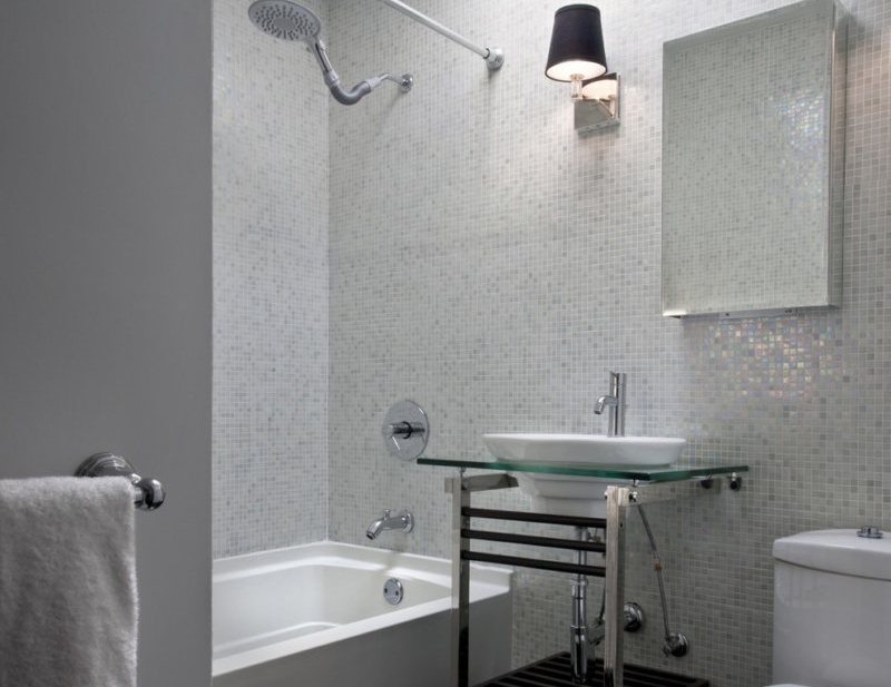 Мозаика - яркий акцент в дизайне интерьера ванной комнаты