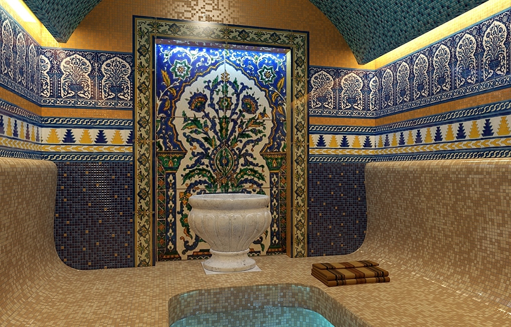 Мозаичное панно для хамама
